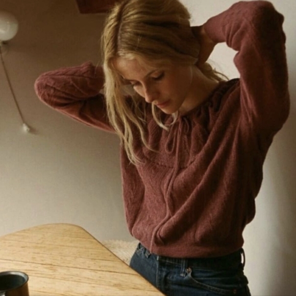 Doen Emmylou Cardigan in English Rose Size M - Picture 5 of 9